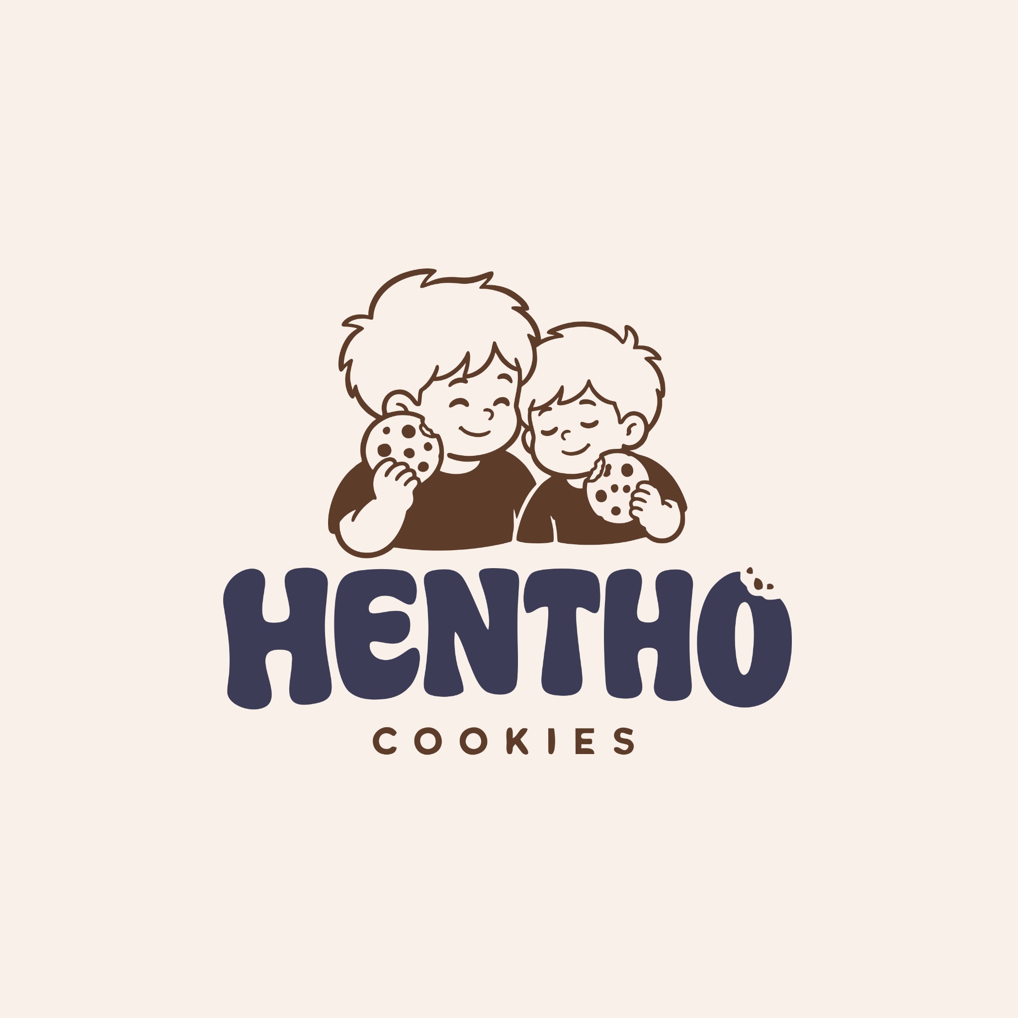 Hentho Cookies — two children enjoying cookies